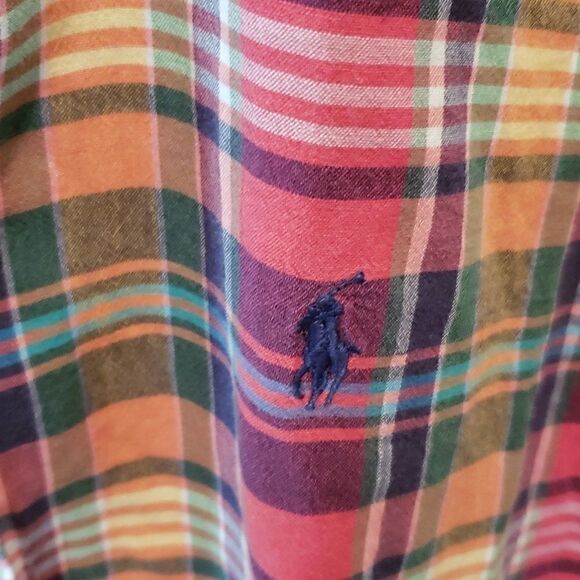 Ralph Lauren Blake Red Plaid Shirt sz M - Picture 3 of 6
